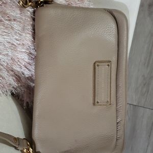Marc Jacob crossbody bag tan and gold